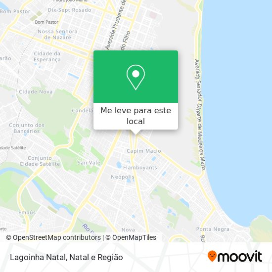 Lagoinha Natal mapa