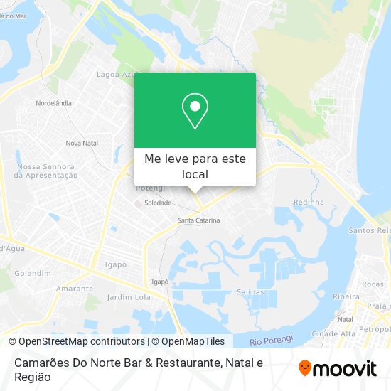Camarões Do Norte Bar & Restaurante mapa