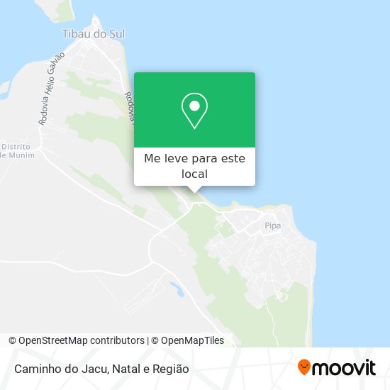 Caminho do Jacu mapa