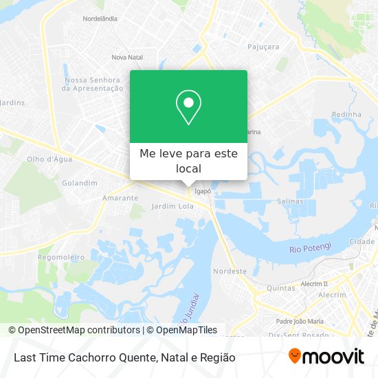 Last Time Cachorro Quente mapa