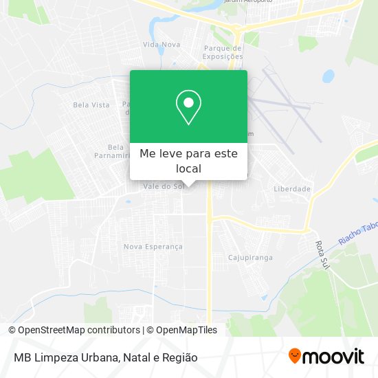 MB Limpeza Urbana mapa