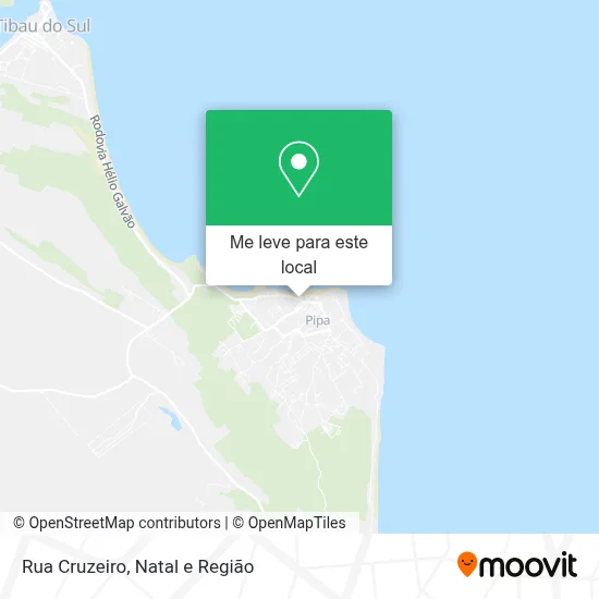 Rua Cruzeiro mapa