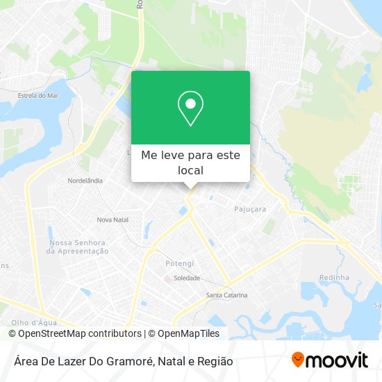 Área De Lazer Do Gramoré mapa