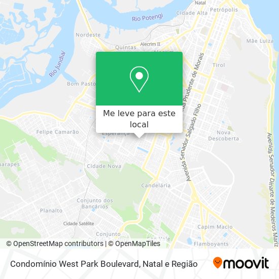 Condomínio West Park Boulevard mapa