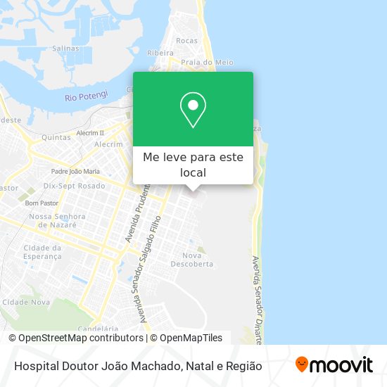 Hospital Doutor João Machado mapa
