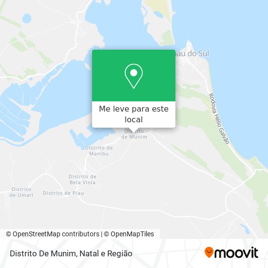 Distrito De Munim mapa