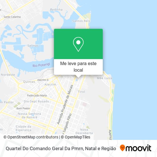 Quartel Do Comando Geral Da Pmrn mapa