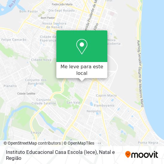 Instituto Educacional Casa Escola (Iece) mapa
