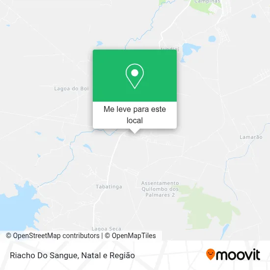 Riacho Do Sangue mapa