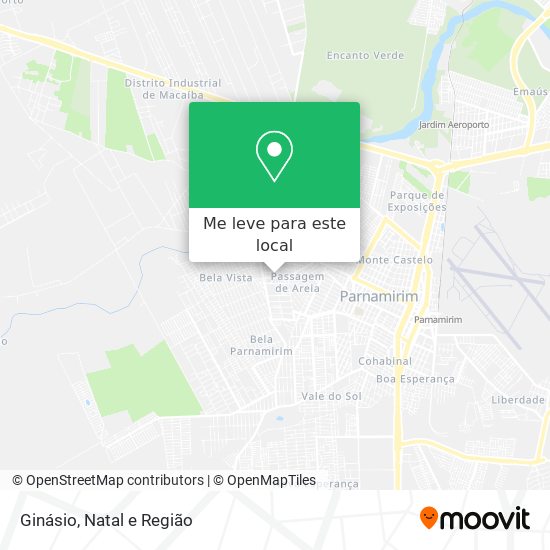 Ginásio mapa