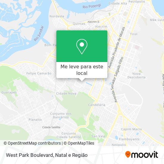 West Park Boulevard mapa