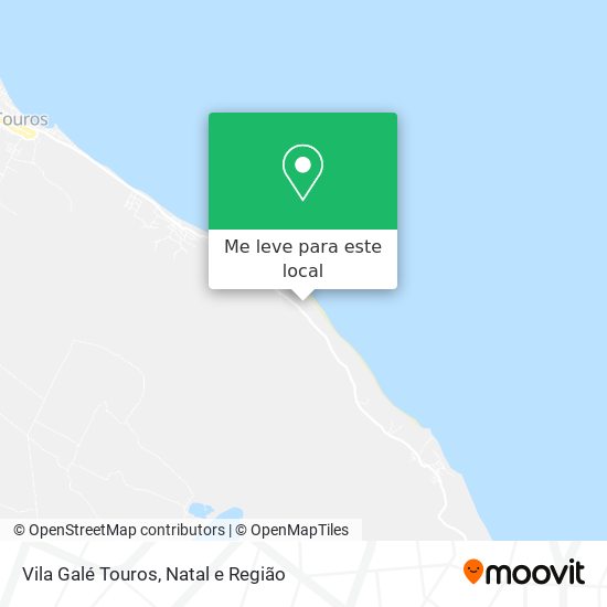 Vila Galé Touros mapa