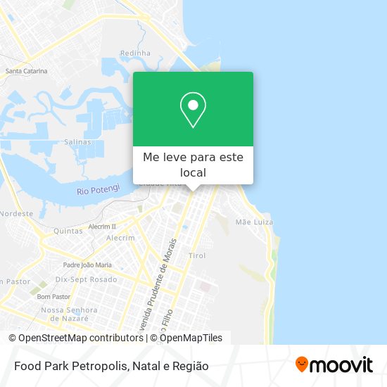 Food Park Petropolis mapa