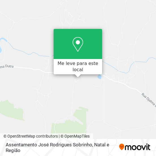 Assentamento José Rodrigues Sobrinho mapa