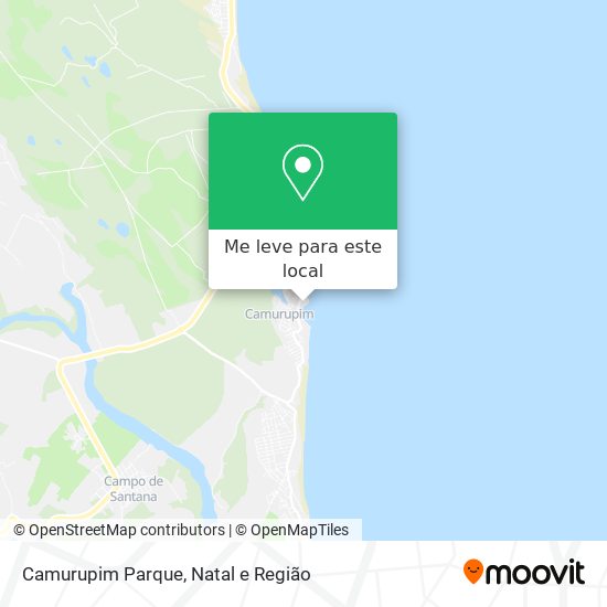 Camurupim Parque mapa
