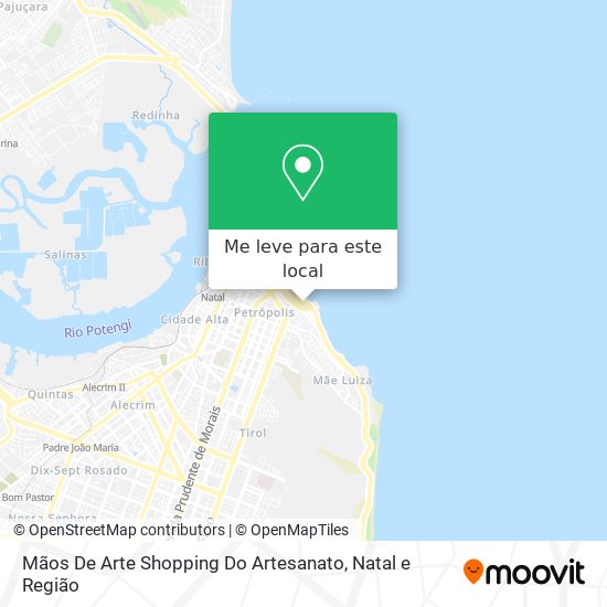 Mãos De Arte Shopping Do Artesanato mapa