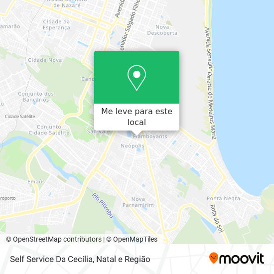 Self Service Da Cecília mapa