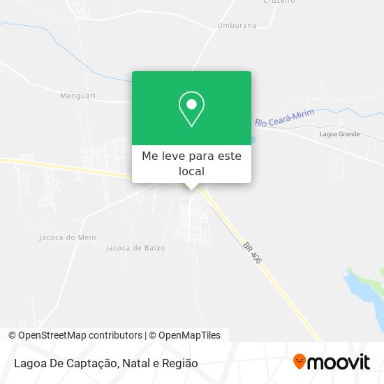 Lagoa De Captação mapa