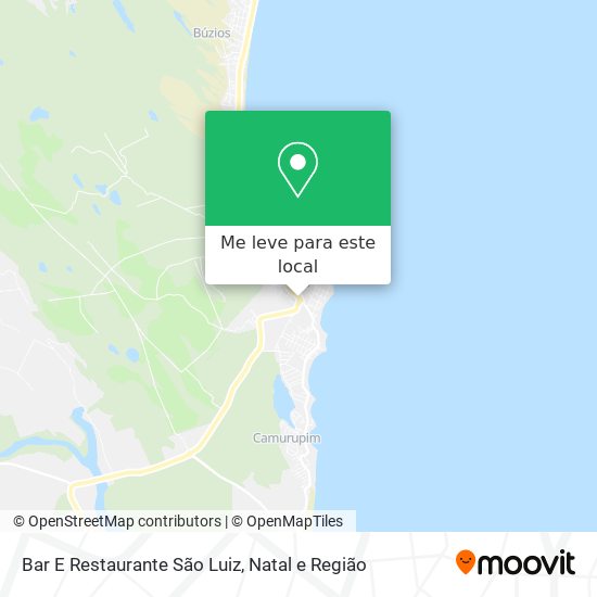 Bar E Restaurante São Luiz mapa