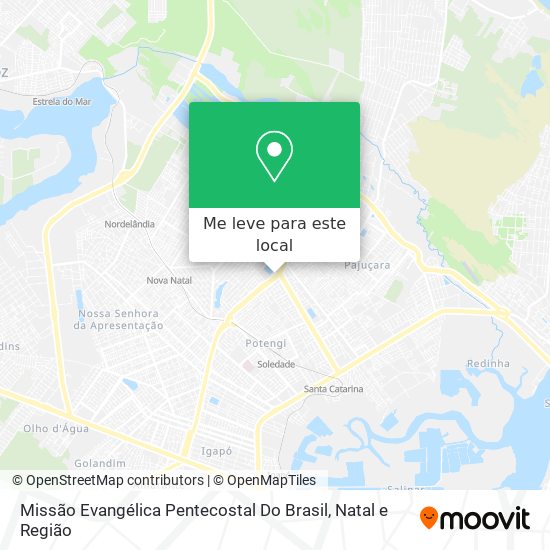 Missão Evangélica Pentecostal Do Brasil mapa
