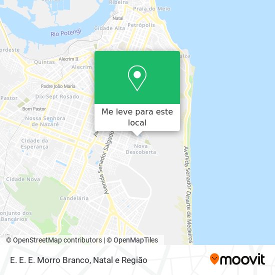 E. E. E. Morro Branco mapa