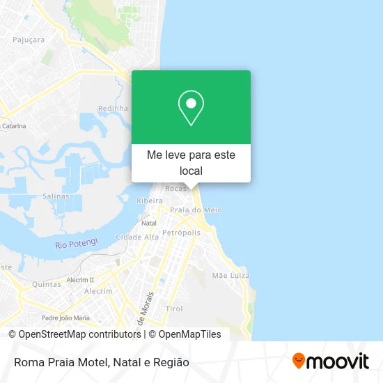 Roma Praia Motel mapa