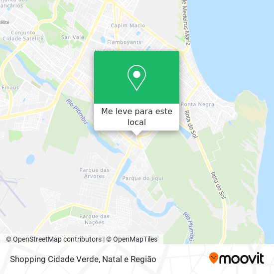 Shopping Cidade Verde mapa