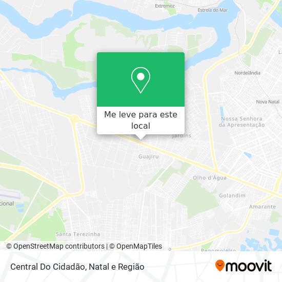 Central Do Cidadão mapa