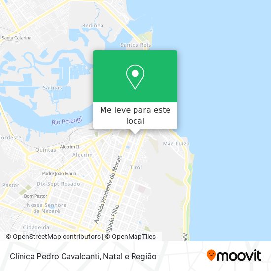 Clínica Pedro Cavalcanti mapa