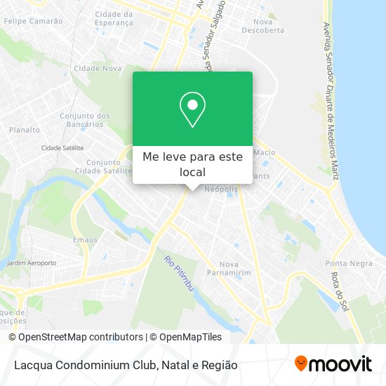 Lacqua Condominium Club mapa