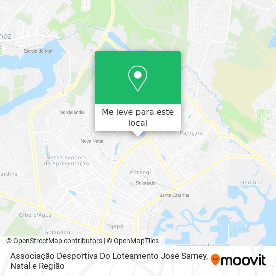 Associação Desportiva Do Loteamento José Sarney mapa
