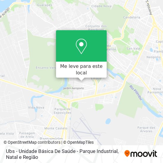 Ubs - Unidade Básica De Saúde - Parque Industrial mapa