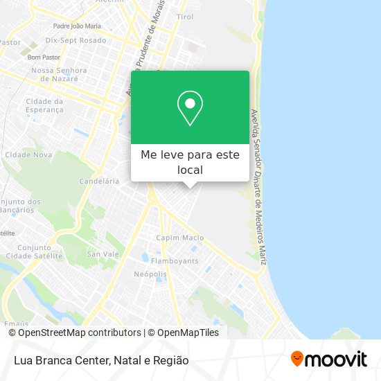 Lua Branca Center mapa