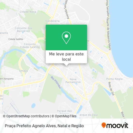 Praça Prefeito Agnelo Alves mapa