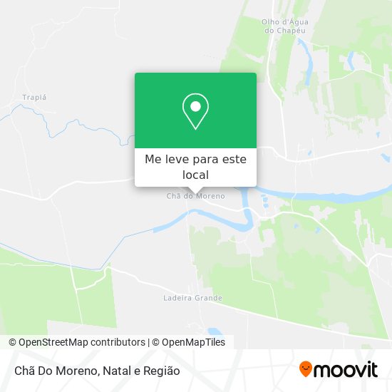 Chã Do Moreno mapa