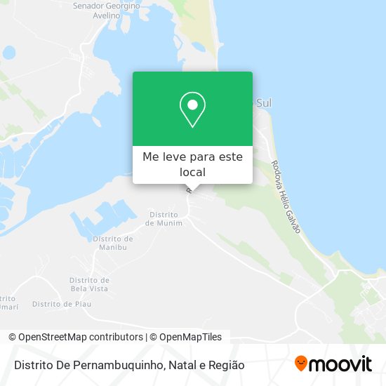 Distrito De Pernambuquinho mapa