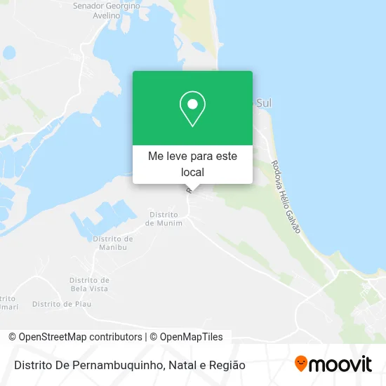 Distrito De Pernambuquinho mapa