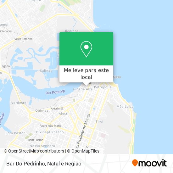 Bar Do Pedrinho mapa