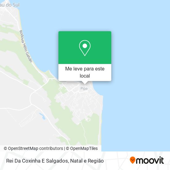 Rei Da Coxinha E Salgados mapa