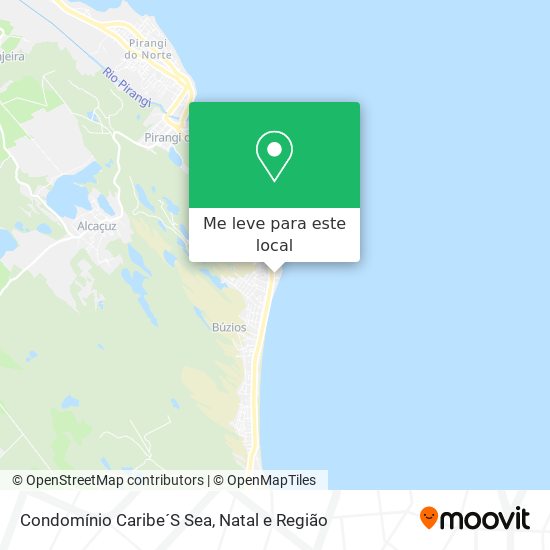 Condomínio Caribe´S Sea mapa