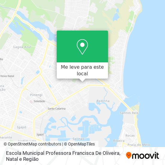 Escola Municipal Professora Francisca De Oliveira mapa