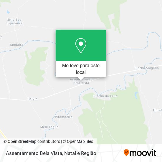 Assentamento Bela Vista mapa