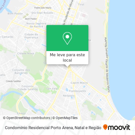 Condomínio Residencial Porto Arena mapa