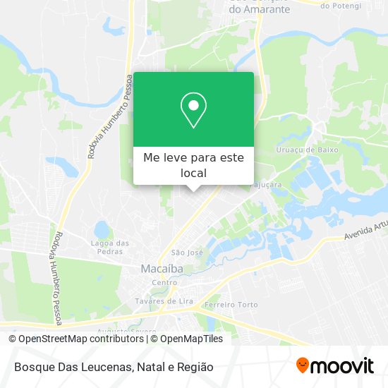 Bosque Das Leucenas mapa