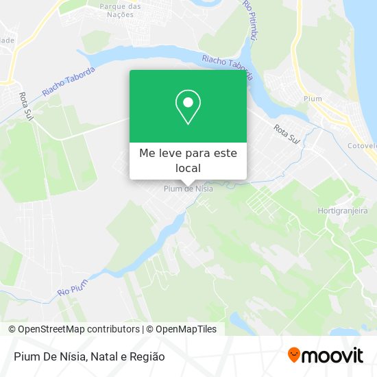 Pium De Nísia mapa