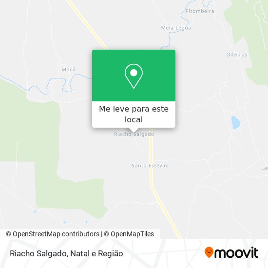 Riacho Salgado mapa