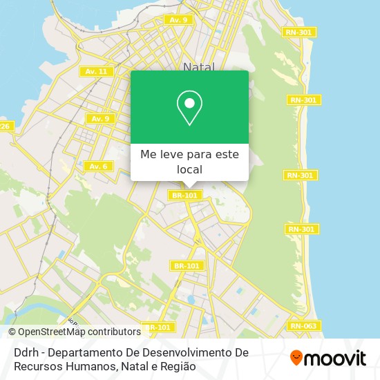 Ddrh - Departamento De Desenvolvimento De Recursos Humanos mapa