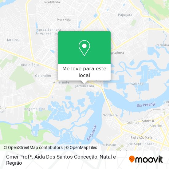 Cmei Profª. Aida Dos Santos Conceção mapa