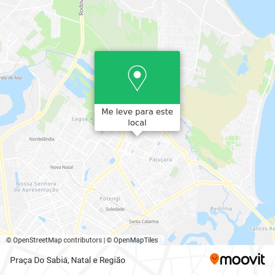 Praça Do Sabiá mapa