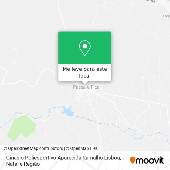 Ginásio Poliesportivo Aparecida Ramalho Lisbôa mapa